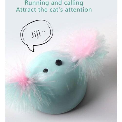 Pet Cat Dog Self-electric Feathers Dredger Automatic Sensation For Pets