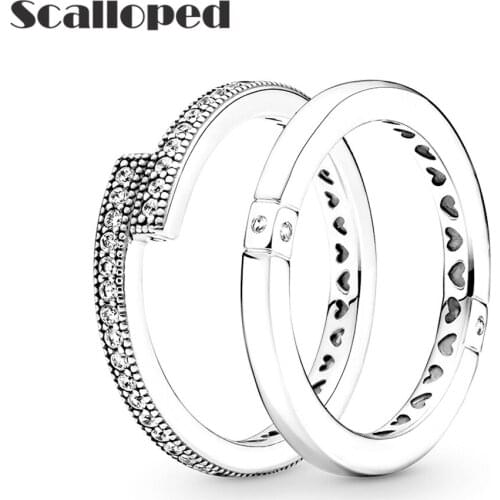 Scalloped Wedding Rings