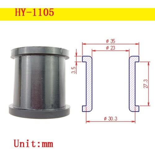 Silicone Rubber Protection Ring Coil Connectors Grooved Washer Through Hole Silicone Plug Rubber Stopper gasket 30mm