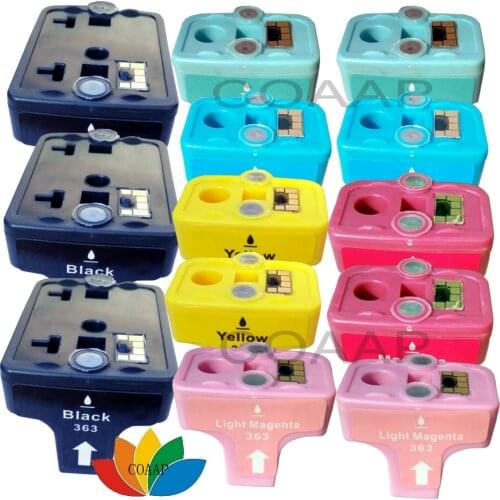 13 XL Compatible Inks HP 363 PHOTOSMART C5180 C6180 C7180 C7280 C8180 3310 7180 8200 8230 8250 8253 D7250 D7368 D7460 PRINTERS
