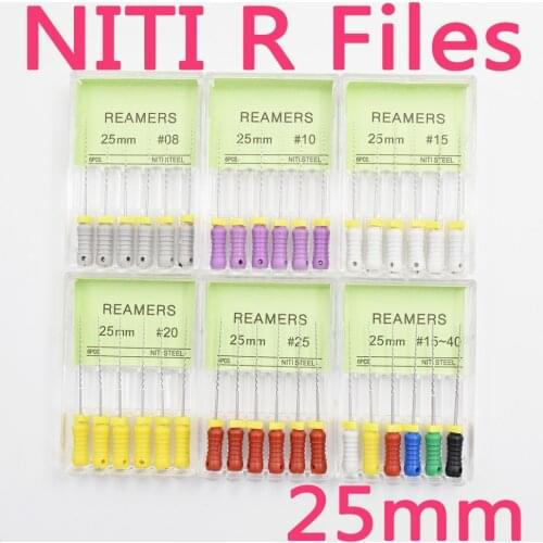 10 Boxes Dentist Materials Dentistry Instruments Hand Use Niti Steel R files root canal endo files dental hand files Niti Steel