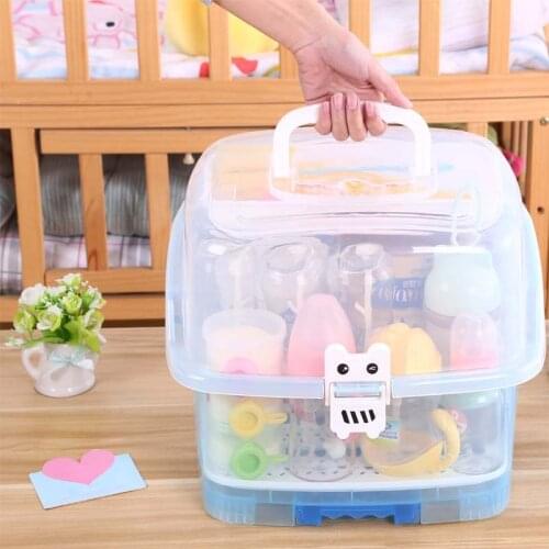 2 Colors Baby Bottle Drying Rack Baby Feeding Bottles Cleaning Drying Rack Storage Nipple Shelf Infant Multifunction Feed Holder