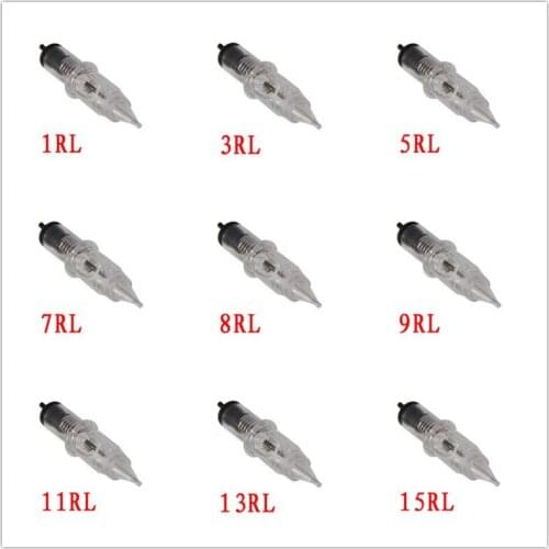 20pcs/lot Tattoo Cartridge Needles Permanent Makeup Needles Piercing Tattoo for 3D Eyebrow Lips Eyeliner 1/3/5/7/8/9/11/13/1RL