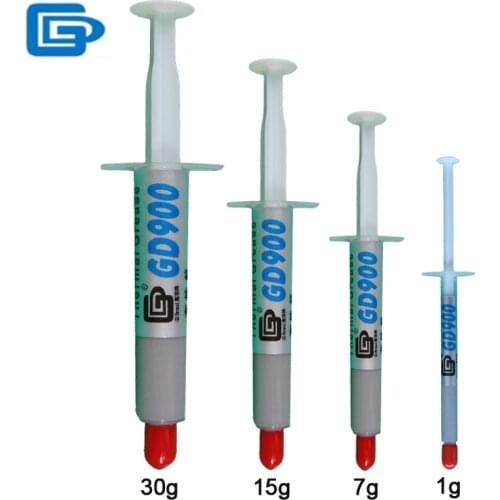 GD900 Thermal Conductive Grease Paste 1g 3g 7g 15g 30G Silicone Gypsum Compound Cooler Heat Sink Performance for CPU