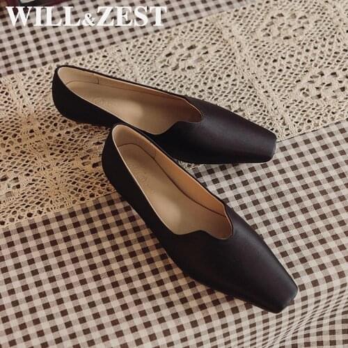 Will&Zest Woman Pumps Wedding Shoes Bride Low Heeled Footwear Heels 2020 Red Branded WomenS Female Slippers Sale Shoes Kari