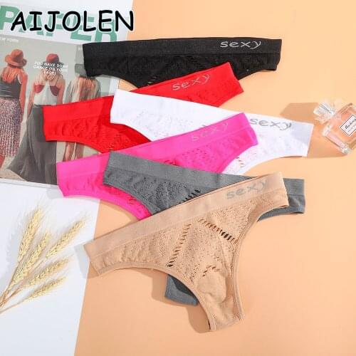 AIJOLEN Womens Underwear Ice Silk Briefs Lace Edges First Love Girls Low-rise Underpants Mesh Point Women’s Panties