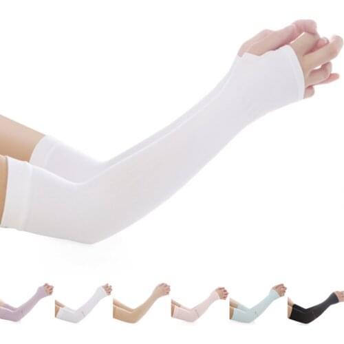 1 pair of sunscreen cooling arm sleeve heater sleeve UV protection male gloves sports sunscreen UV cover riding