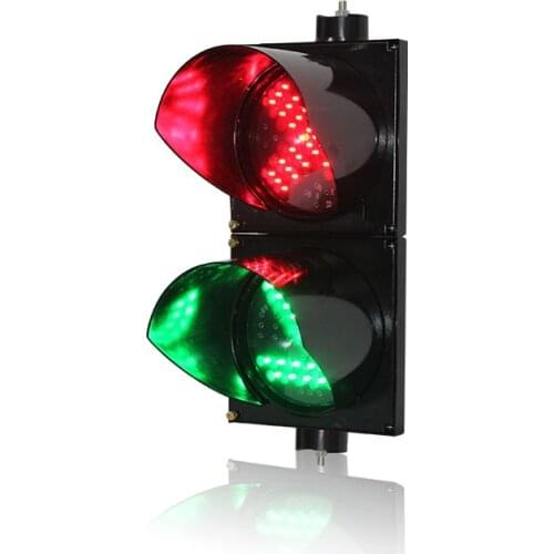 DC12V 200mm PC housing red cross green arrow parking lots stop go LED traffic signal light for sale