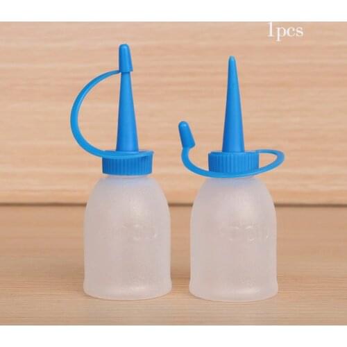 30ml Thickened plastic bottle Glue Oil bottle tip Oiler Water bottle for Oil Outlet Needle Tip Applicator Precision Bottle