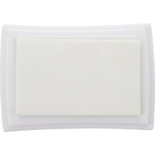 7.2 x 5.2 x 2.1 cm Teachers Ink Stamp and Pad Kids Toy - White