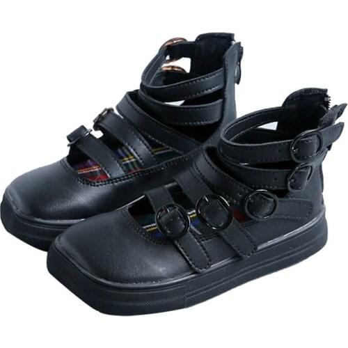 Kids Shoes 2020 Autumn Children Fashion Short Boots Baby Girls Brand Ankle Boots Breathable Toddlers Genuine Leather Shoes