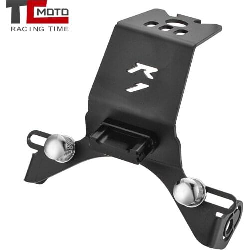 For Yamaha YZF R1 04-14 Motorcycle License Number Plate Frame Holder Bracket for Yamaha YZF-R1 YZFR1 2004-2014