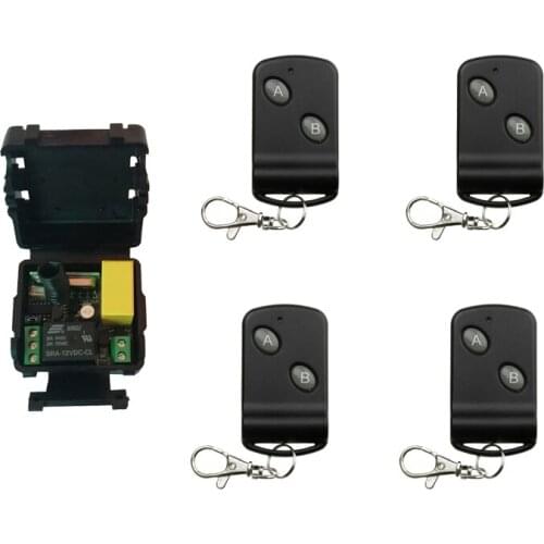 Hot Sale AC 220V 10A Relay 1CH Wireless RF Remote Control Switch Transmitter+ Receiver 315/433Mhz Remote Controller