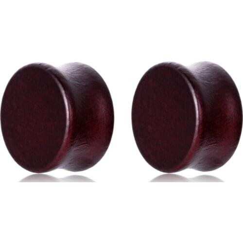 JUNLOWPY Saddle Ear Plugs Expander Natural Wood Gauge Tunnel Stretchers Set Body Piercing Jewelry For Woman Man 6-20mm 80/160pcs