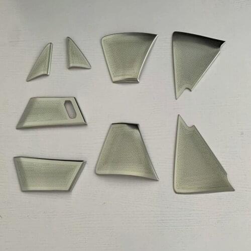 For Mazda Cx-30 Cx30 2020 2021 Stainless Steel Car Audio Speaker Cover Trim Door Loudspeaker Cover Trim Car Accessories RHD