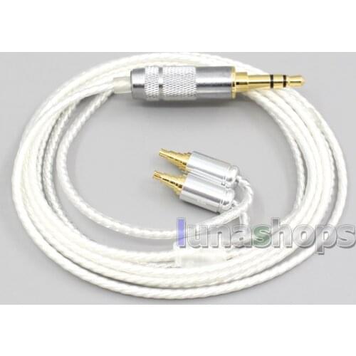 LN006649 3.5mm 2.5mm 4.4mm XLR Hi-Res Silver Plated 7N OCC Earphone Cable For Sennheiser IE40 Pro IE40pro