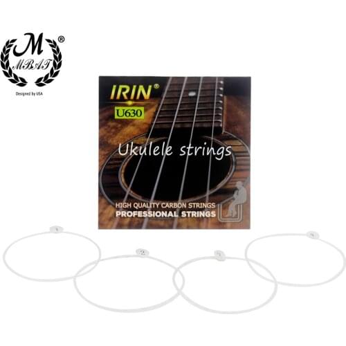 M MBAT U630 White Strings Nylon Ukulele Strings Soprano Concert Tenor Durable Ukulele Strings Musical Instruments Replace Part