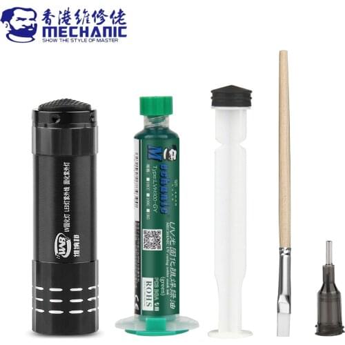 Mechanic UV Photosensitive Solder Mask Ink BGA PCB Circuit Board Paint Soldering Paste Oil Insulating Prevent Corrosive Arcing
