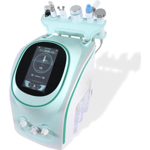 2021 New Salon Portable 6 In 1 Tyra Firming Wrinkle H2O2 Small Bubble Jet Peel Oxygen Cleaner Facial Beauty Machine