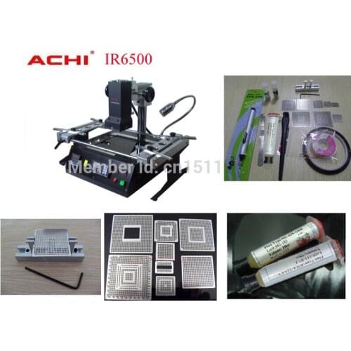 Original Dark IR ACHI IR6500 BGA Rework Station with free 9 in 1 reballing kit free shipping
