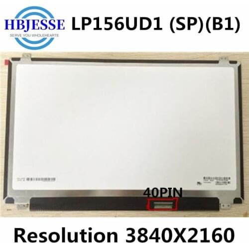 Original 4K 72% NTSC Matrix 15.6" LCD Display LP156UD1 (SP)(B1) LP156UD1-SPB1 3840X2160 UHD 40 Pin eDP Matte LP156UD1 SPB1 Panel