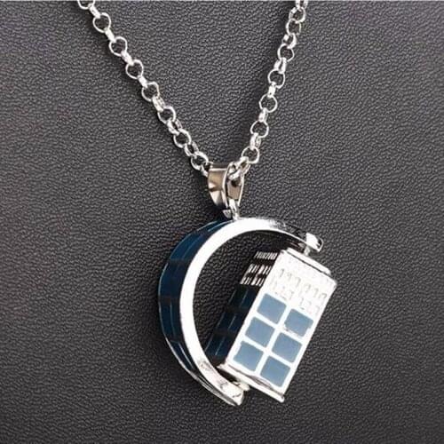 Hot new fashion Mysterious Dr. necklace explosion models new DoctorWho classic creative necklace made rotatable