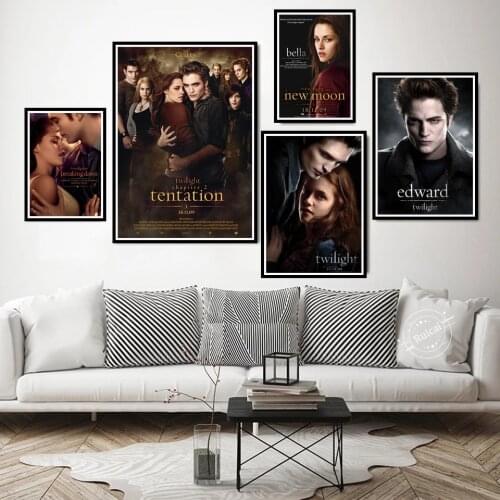 Twilight Film Poster TV Movie Quality Wall Art Canvas Painting Nordic Decoration Hotel Bar Cafe Room Home Decor