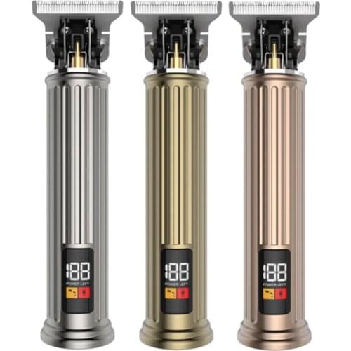 Professional home & travel LCD Digital hair trimmer high speed powerful hair clipper for men barber shop hair cutter machine