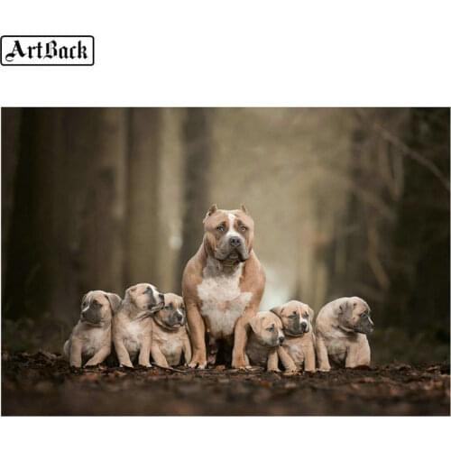 Sale 5d Diamond Painting Dog Full Square 3d Diamond Embroidery Full Round Drill Diamond Mosaic Rhinestone French Bulldog