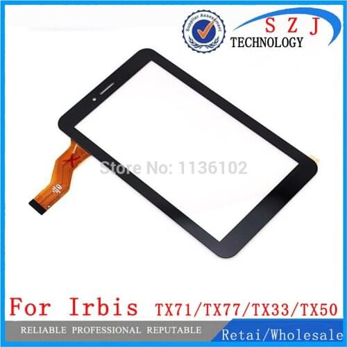 New 7 inch Irbis TX71/Irbis TX77/ Irbis TX33/ Irbis TX50/ Irbis TX55 touch screen digitizer glass touch panel Free Shipping
