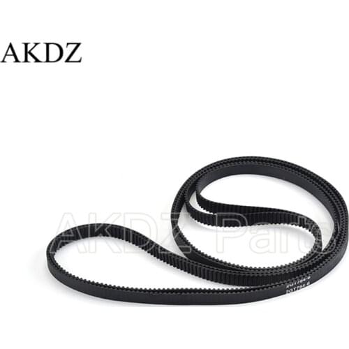 2MGT 2M 2GT Synchronous Timing belt Pitch length 784 width 6mm/9mm Teeth 392 Rubber closed
