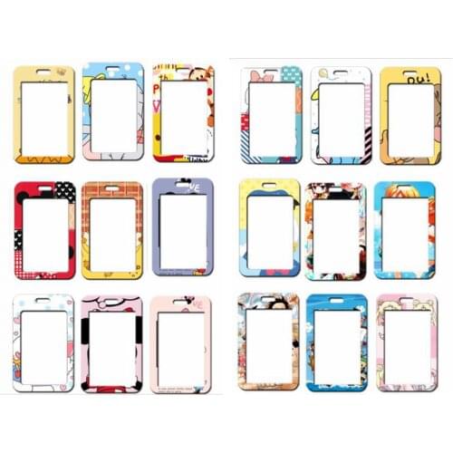 Random Mixed 100 pcs Cartoon ID Card Holder