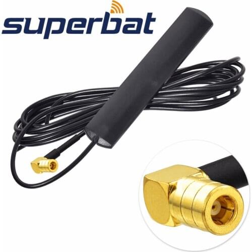 Superbat DAB DAB+ Antenna Vehicle/Car Radio Aerial Internal Glass Mount SMB Plug Right Angle Connector for Kinetic DAB