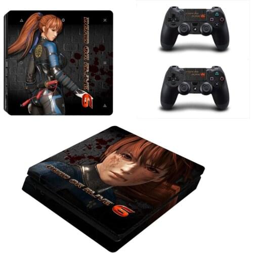 Dead or Alive 6 PS4 Slim Skin Sticker Decal Vinyl for Dualshock Playstation 4 Console & Controller PS4 Slim Skins Sticker Vinyl