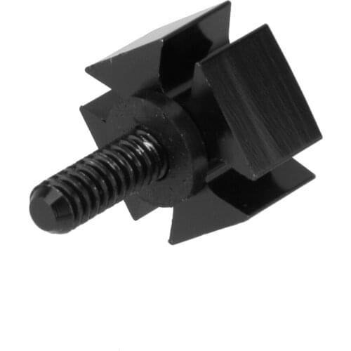 Billet Aluminum Cross Custom Bolt for Harley Seat Mounting to Rear Fender