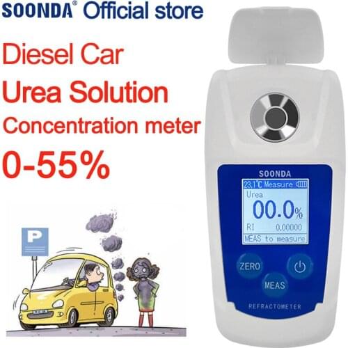 0-55% Digital Car Urea Concentration Meter Instrument Urea detector for diesel car exhaust treatment fluid urea solution tester