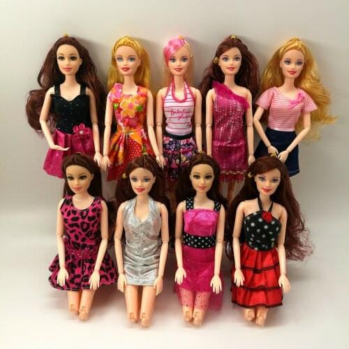 1/6 Doll Nude Body 12 Jointed Moveable With Doll Clothes DIY Toys Accessories Birthday Gift kids girls gift doll toys