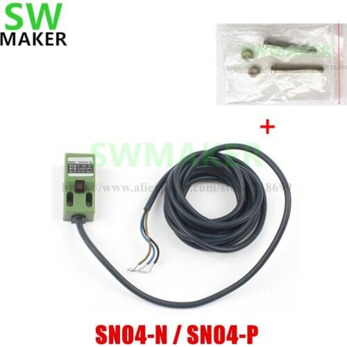 SWMAKER 1pcs SN04-N SN04-P Proximity Switch Detection Distance Auto Leveling Position Sensor for Anet A8 3D Printer parts