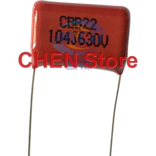 10PCS CBB 15mm metal film capacitor CAP 630V 1600V 104 154 224 334 474 564 684 105 103 153 183 472 682 0.1UF 10NF 0.22UF P15