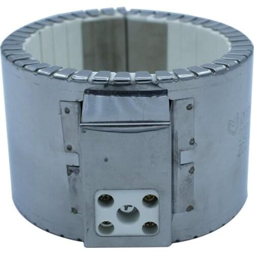 110V/220V/380V 100x80mm Ceramic Band Heater 100mm Inside Diameter 80mm Height 1200W Stainless Steel Electric Heating Element