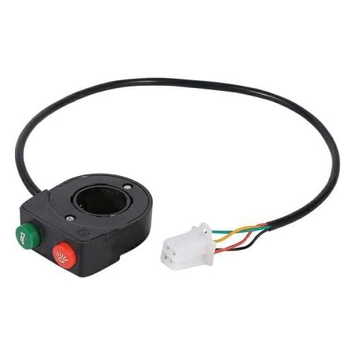 12V Horn Head Light Dual Function On-Off Button Handlebar Switch For Motorcycle Scooter