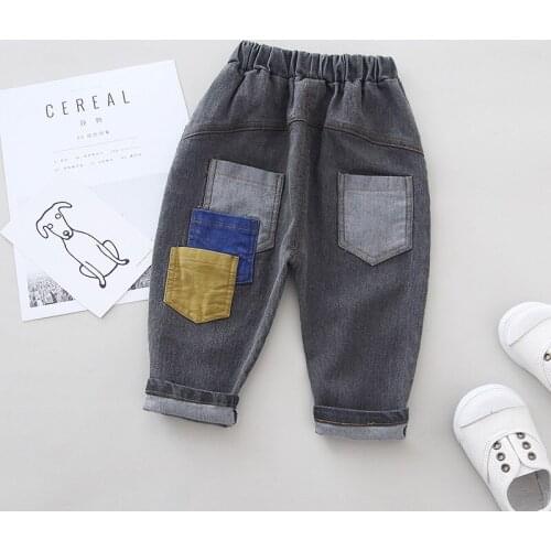 2020 Boys Casual Trousers Spring Childrens Casual Pants Cotton Korean Clothes Baby Kids Fashion Trousers for 1-5 Years