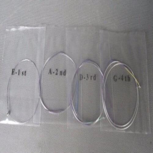 5 set high quality silver violin strings 4/4 size , violin silver string