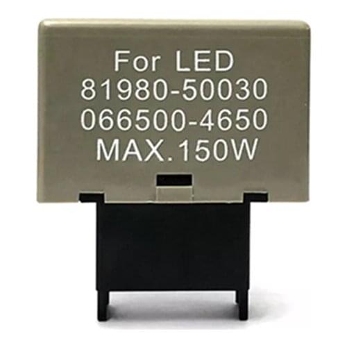 8-Pin LM449 81980-50030 066500-4650 Electronic LED Flasher Assy Relay Fix With Lexus Scion Toyota LED Turn Signal Light Bulbs