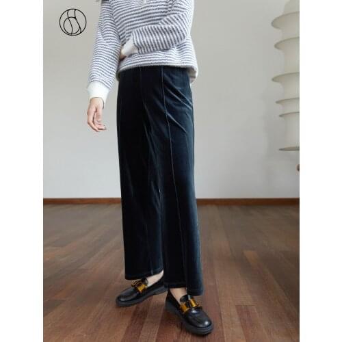 DUSHU Women's Velvet Trousers