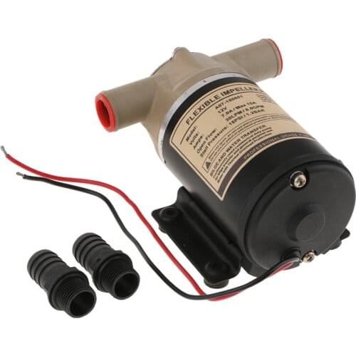 30L/Min 12V Electric Surface Centrifugal Pump Deck Wash Engine Cooling Pump Flexible Impeller Water Pump
