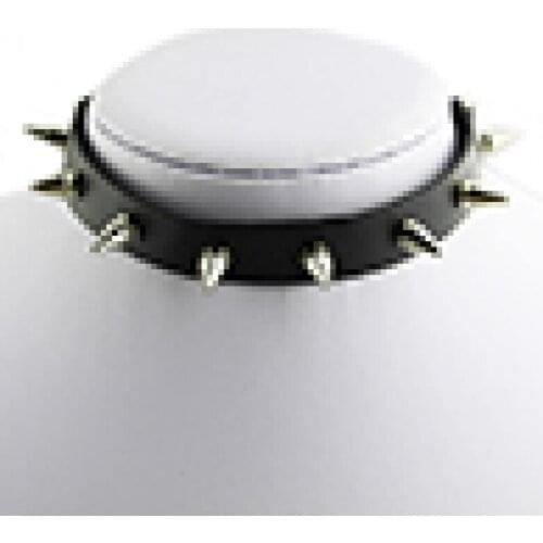Gothic Men Women Unisex Faux Leather Spike Rivet Choker Punk Necklace Jewelry