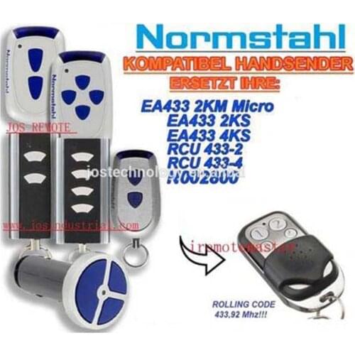 NORMSTAHL EA433 2KM Micro,EA433 2KS,EA433 4KS,RCU 433-2,RCU 433-4,NOO2800 remote control replacement beautiful