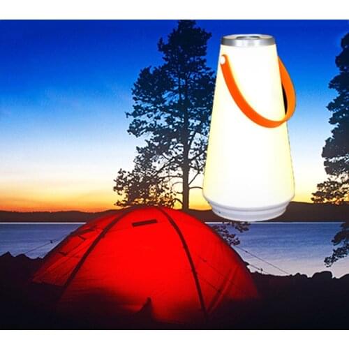 Portable Lanterna Outdoor Camping Light Touch Sensor Night Lights USB Rechargeable 18650 Battery Table Lamps Dimmable Work Light