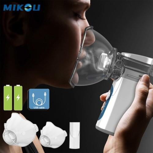 Adult Inhale Nebulizer Portable Ultrasonic Nebulizer Mini Silent Baby Inalador Nebulizador Handheld Mesh Atomizer Health Care